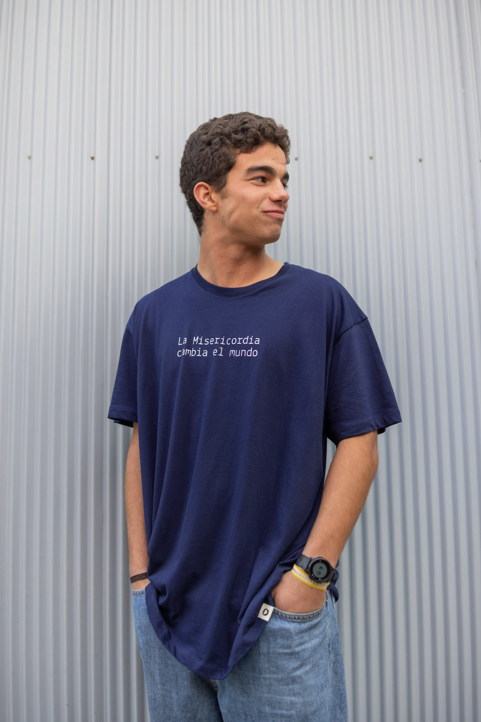 Polera "La Misericordia cambia el mundo" Hombre