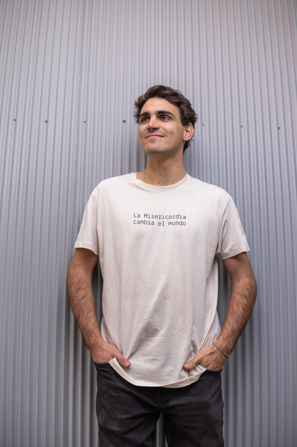 Polera "La Misericordia cambia el mundo" Hombre